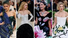 Zendaya, Nicole Kidman, Demi Moore e Gigi Hadid à chegada à MET Gala 2024, na segunda-feira, 6 de maio